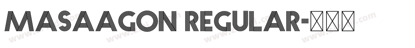 Masaagon Regular字体转换 Masaagon Regular字体转换